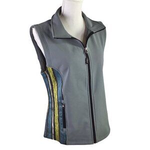 Boardroom Eco Apparel NWT Twilight Vest Canada Full Zip Size M Embroidered 'KI'